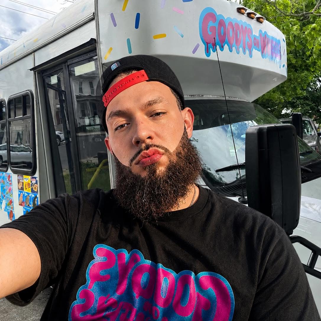 Goodys on wheels ice cream truck parked and ready for parties and street stops